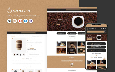 Kaffee-Café - PrestaShop-Thema