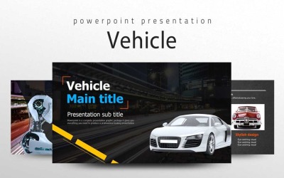 Modello PowerPoint di presentazione del veicolo
