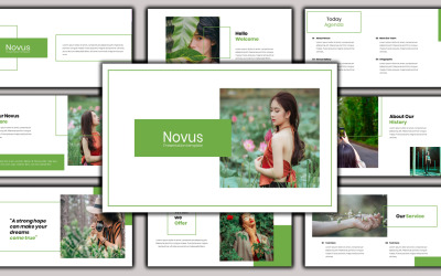 Novus - PowerPoint šablona Creative Business