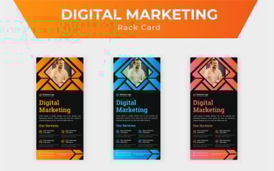 Agencia consultora de marketing servicios promocionales Rack Card o Dl Flyer