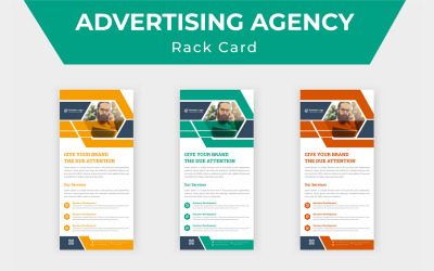 Los últimos servicios de agencia de publicidad Rack Card o Dl Flyer