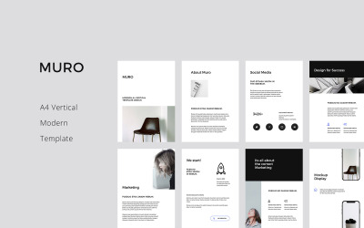 MURO - Modello PowerPoint verticale A4