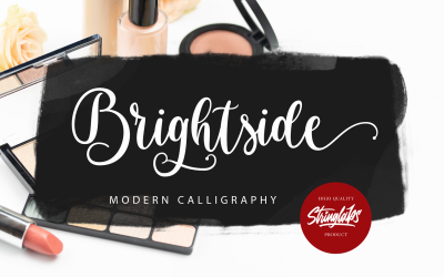 Brightside - Police de calligraphie moderne