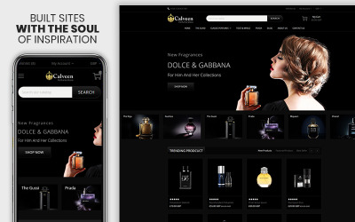 Calveen - O tema do Shopify responsivo ao perfume