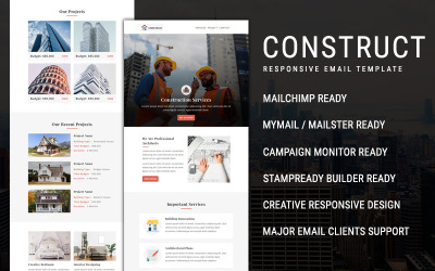 Construct - Email Template de Newsletter №108979