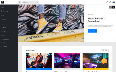 Joxdo - ESports, Online Game and Gaming Store HTML Weboldal sablon 108973