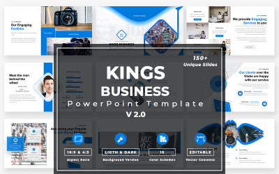 Kings Business - v2.0 PowerPoint şablonu