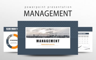 Modello PowerPoint PPT di gestione