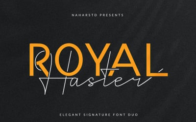 Royal Haster - Duo-lettertype