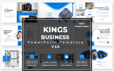 Szablon PowerPoint Kings Business - v2.0 #108905