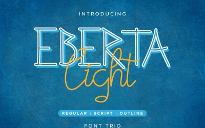 Eberta Light Font