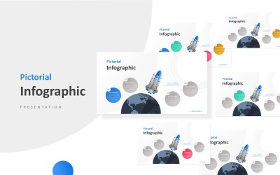 Modèle PowerPoint de présentation infographique de la feuille de route des produits de l&amp;#39;entreprise