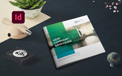 Square Firmenprofilbroschüre - Corporate Identity Template