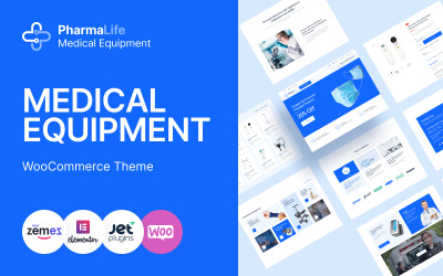 PharmaLife - Tema adaptable de WordPress para WooCommerce de farmacia