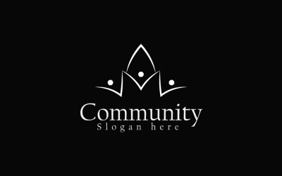 Plantilla de logotipo de la comunidad