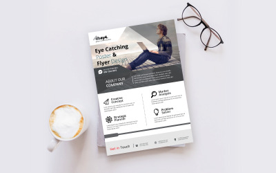 Clean Flyer - Modèle d&amp;#39;identité d&amp;#39;entreprise