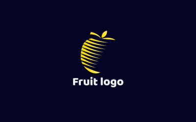Gyümölcs logó sablon