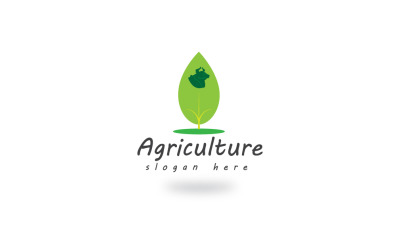 Landwirtschaft Logo Vorlage