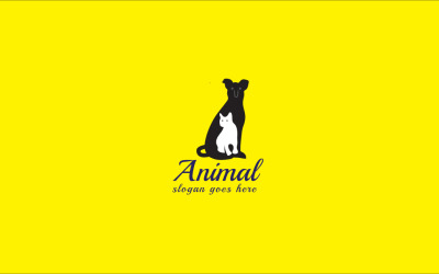 Szablon Logo zwierząt