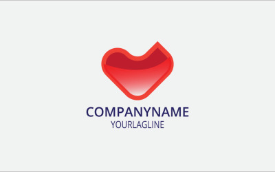 Aşk Logo Şablonu