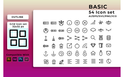Basic User Interface Set Icon