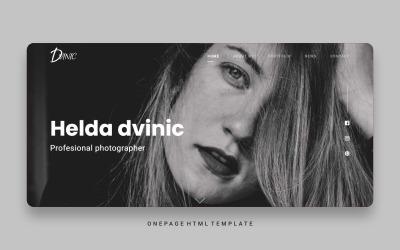 Dvinic - Mehrzweck-HTML-Portfolio-Landingpage-Vorlage