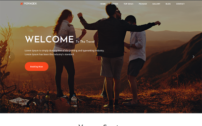 Responsive Voyagex – Tour and Travel Agency Wordpress #109404