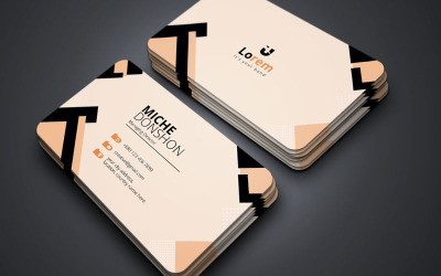 Miche Donshon Multi Colors Visitenkarte - Corporate Identity Vorlage