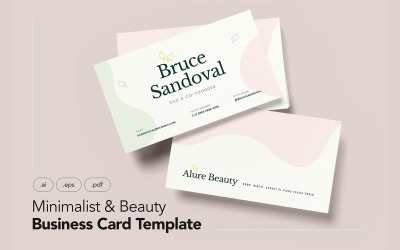 Professional and Beauty Business Card V.22 - Corporate Identity Template