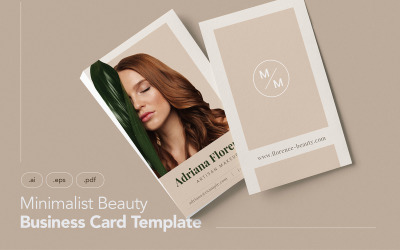 Professional and Beauty Business Card V.5 - Corporate Identity Template