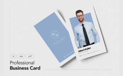 Professional and Minimalist Business Card V.25 - Corporate Identity Template