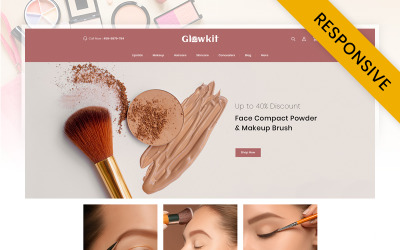 Reszponzív Glowkit - Beauty Store PrestaShop sablon 109593