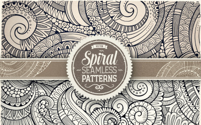 Modello senza cuciture a spirale