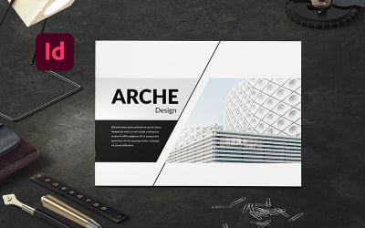 Brožura o architektuře - šablona Corporate Identity