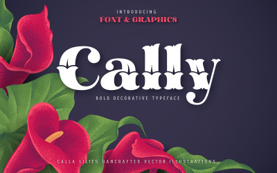 Cally &amp; Graphics Font