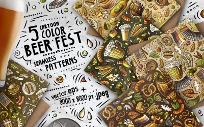 Reticolo stabilito senza giunte di Doodle della birra