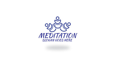Meditasyon Logo Şablonu