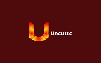 Písmeno U Logo šablona