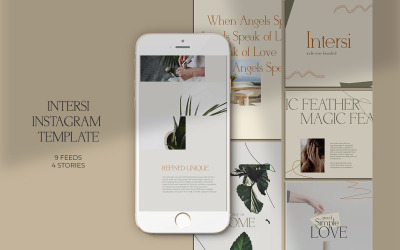 Template Intersi Instagram per Social Media