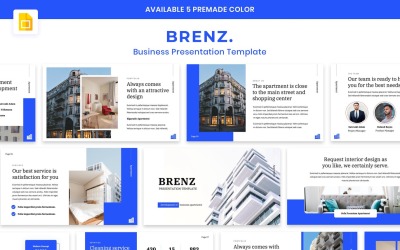 BRENZ - Business Apartment Google Slides