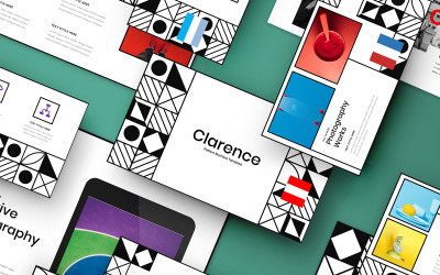 Clarence - Modello PowerPoint creativo