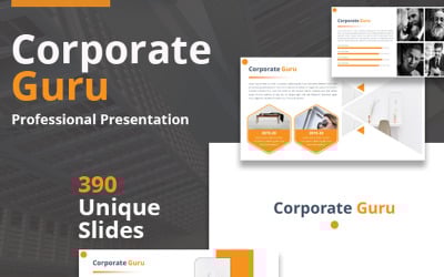 Modello PowerPoint di presentazione del guru aziendale