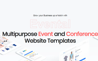 Evental - Event &amp;amp; Conference Website Landing Page Template
