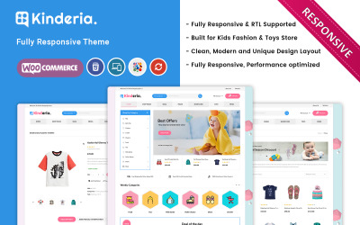 Kinderia - motyw WooCommerce Mega Kids Fashion Store