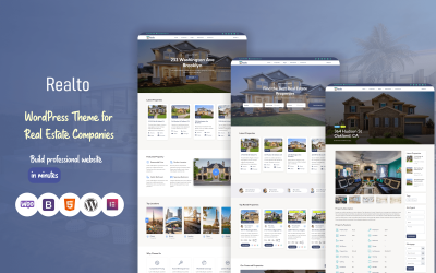 Motyw WordPress dla Realto Real Estate