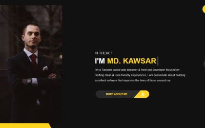 Reszponzív KR Themes Website Template Weboldal sablon 110126