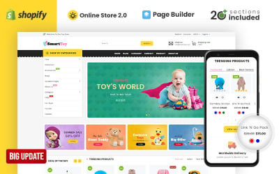 Thème Shopify pour magasin de jouets intelligents