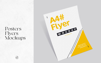 Maquette de produit affiches et flyers