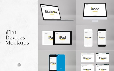Mockup del prodotto iFlat Devices