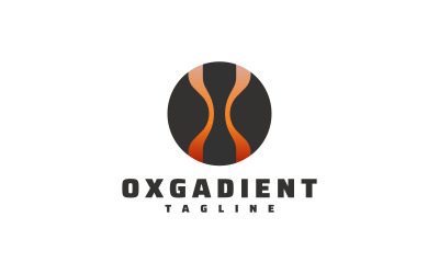 Round Gradient - OXGADIENT Logo Template